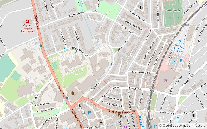 Harrogate Convention Centre location map