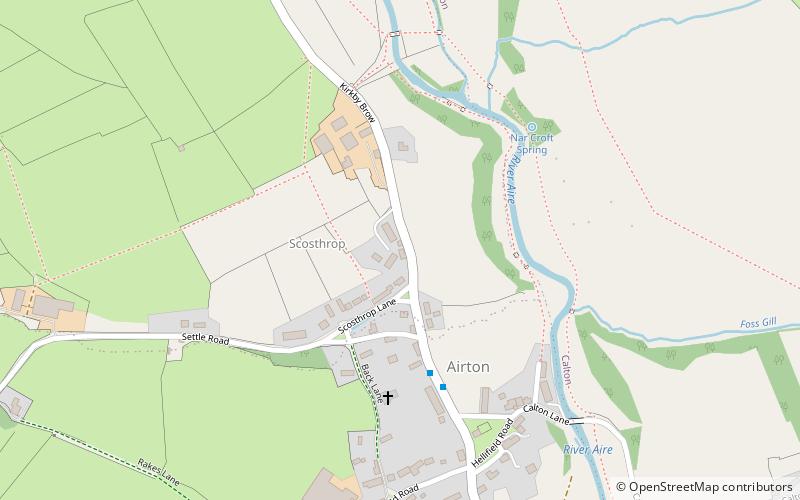 Scosthrop location map