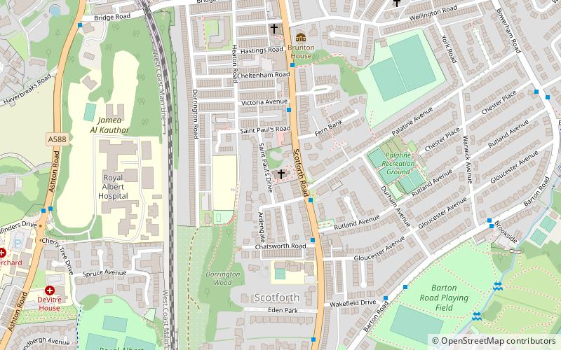 St Paul's Church location map