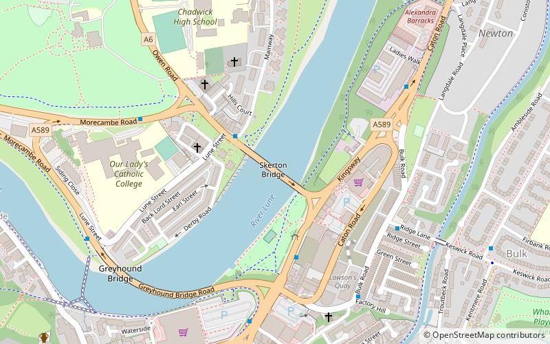 Skerton Bridge location map