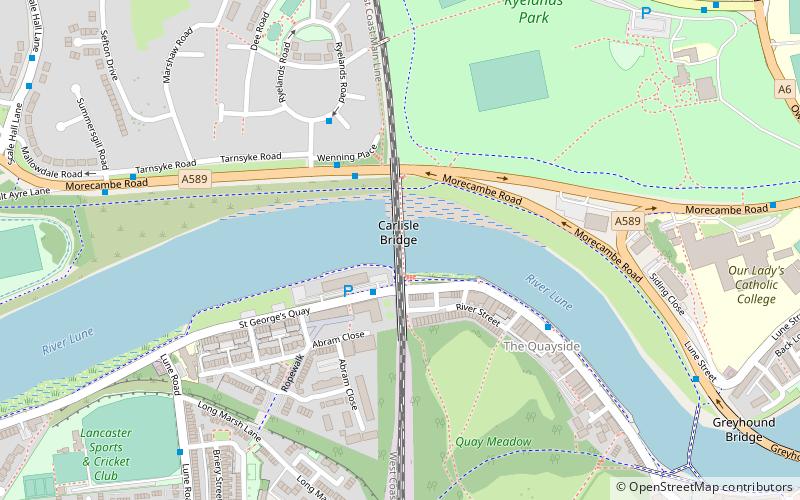 Carlisle Bridge location map