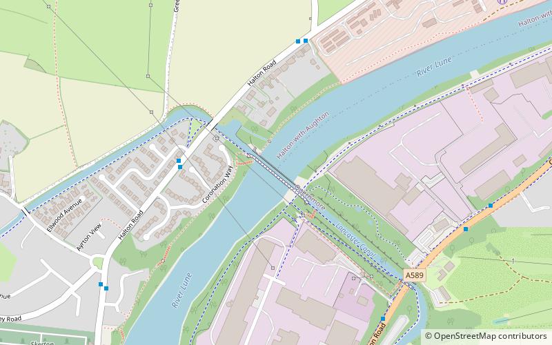 Lune Aqueduct location map