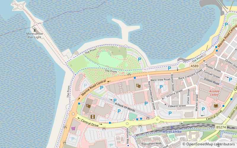 Morecambe and Heysham War Memorial location map