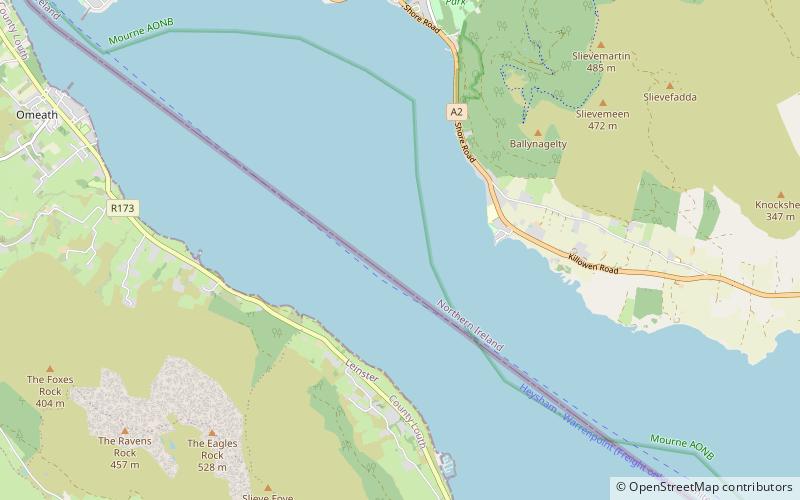 Carlingford Lough location map