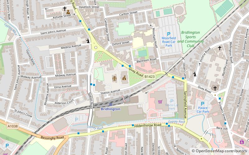 Bridlington Town Hall location map