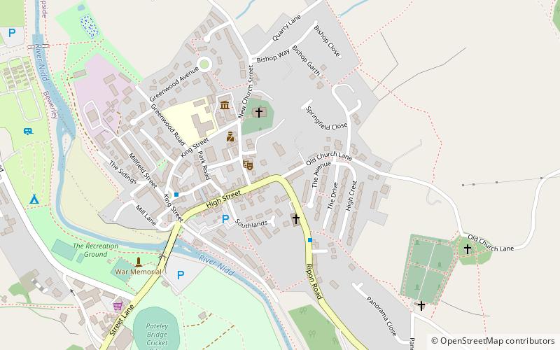 Nidderdale location map