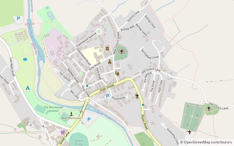 Pateley Playhouse location map