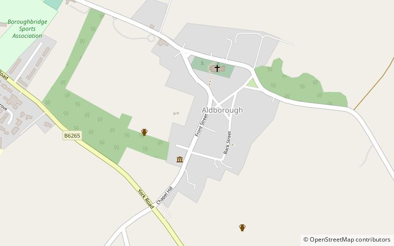Isurium Brigantum location map