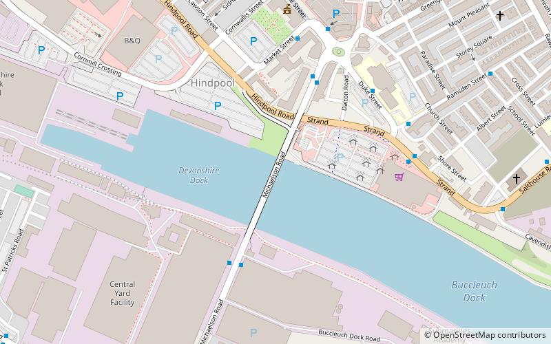 Michaelson Road Bridge location map