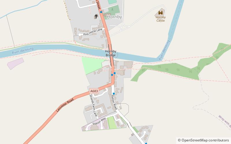 Hornby Village Institute location map