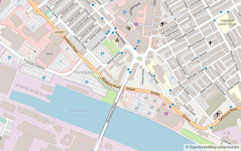 Craven House location map