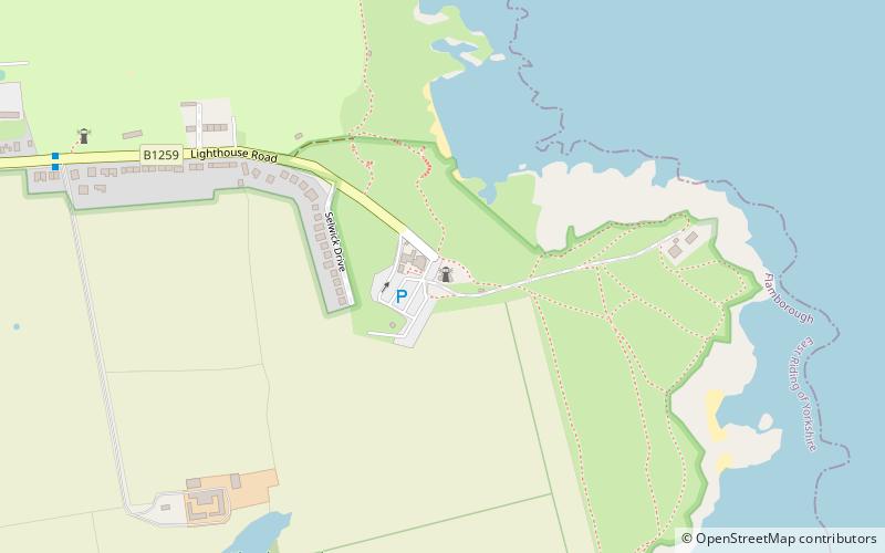 Flamborough Head Lighthouse location map