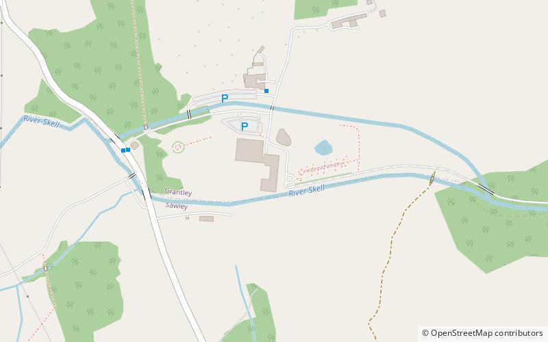 Grantley Hall location map