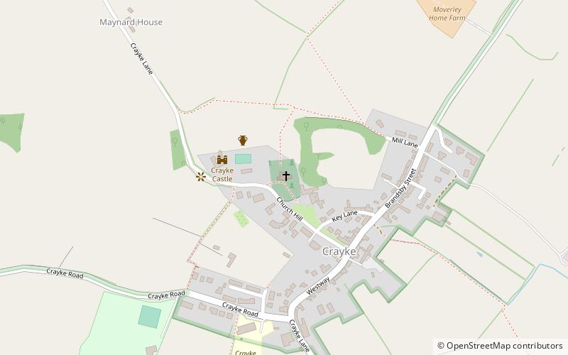 St Cuthbert's Church location map