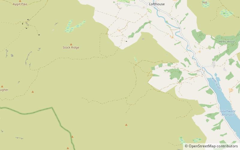 stonebeck down nidderdale aonb location map