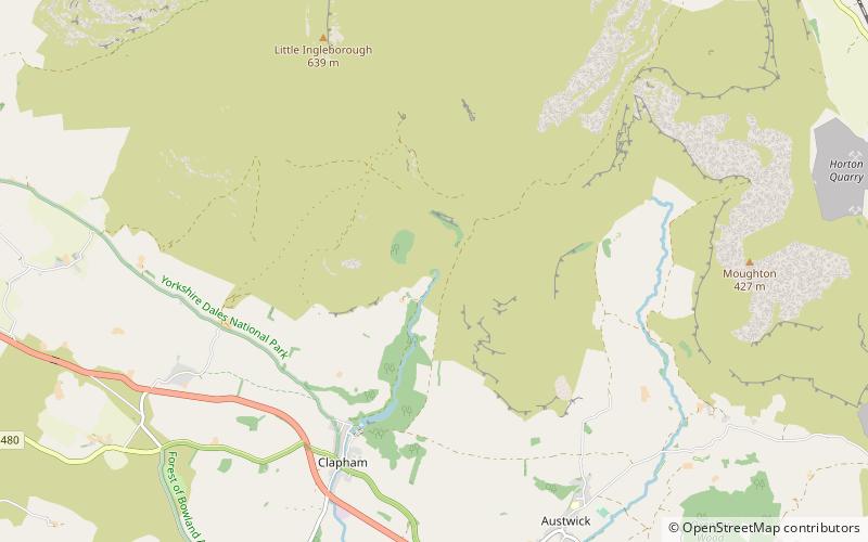 Ingleborough Cave location map