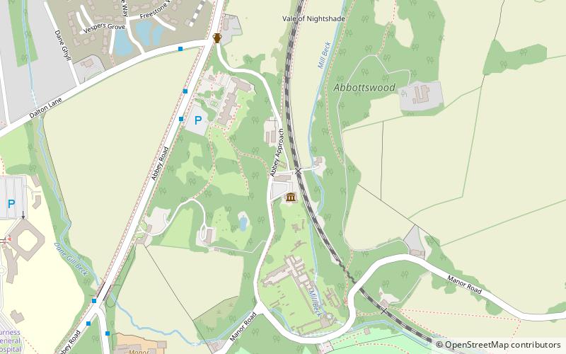 Furness Abbey Hotel location map