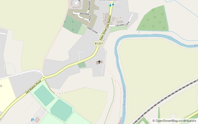 Malton Priory location map