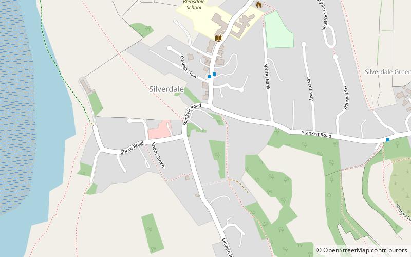 Hazelwood Hall location map