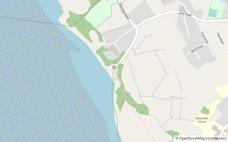 Lancashire Coastal Way location map