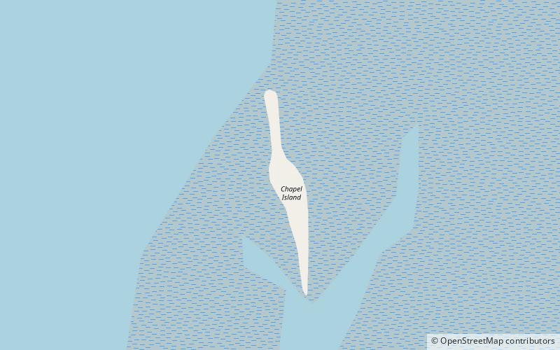 Chapel Island location map