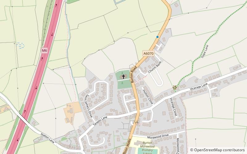 St James' Church location map
