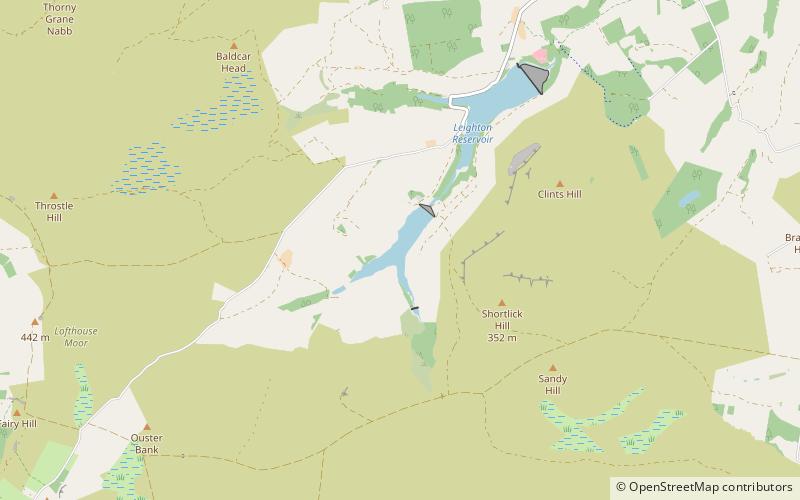 Roundhill Reservoir location map