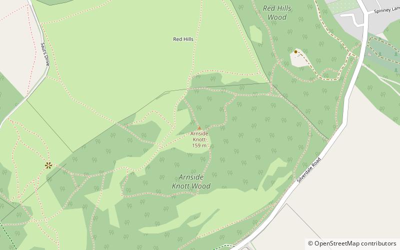 Arnside Knott location map