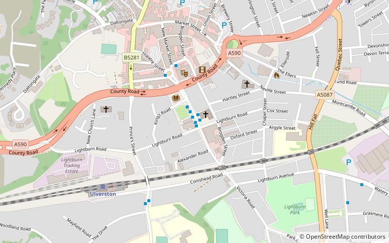 Victoria Road drill hall location map