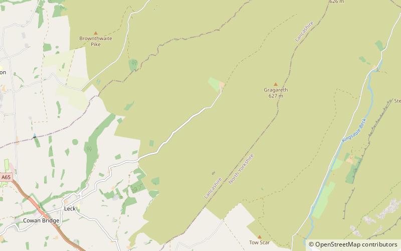 lost pot park narodowy yorkshire dales location map
