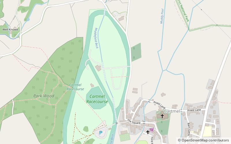 Cartmel Racecourse location map