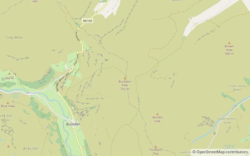 Buckden Pike location map