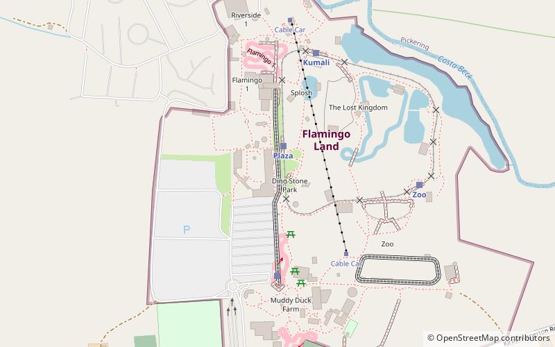 Mumbo Jumbo Roller Coaster location map