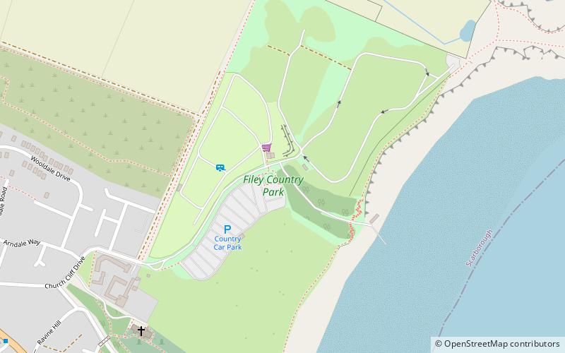 Country Park Cafe Filey location map