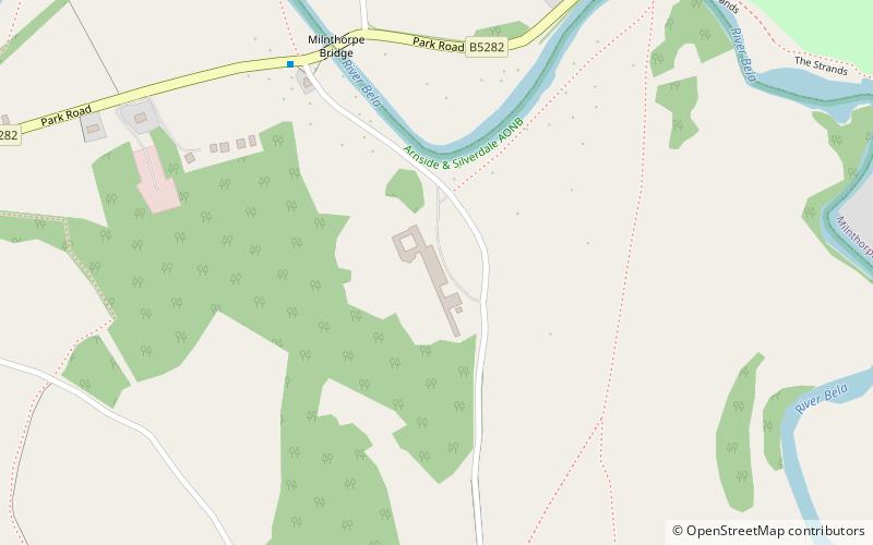 Dallam Tower location map