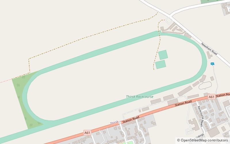 Thirsk Racecourse location map