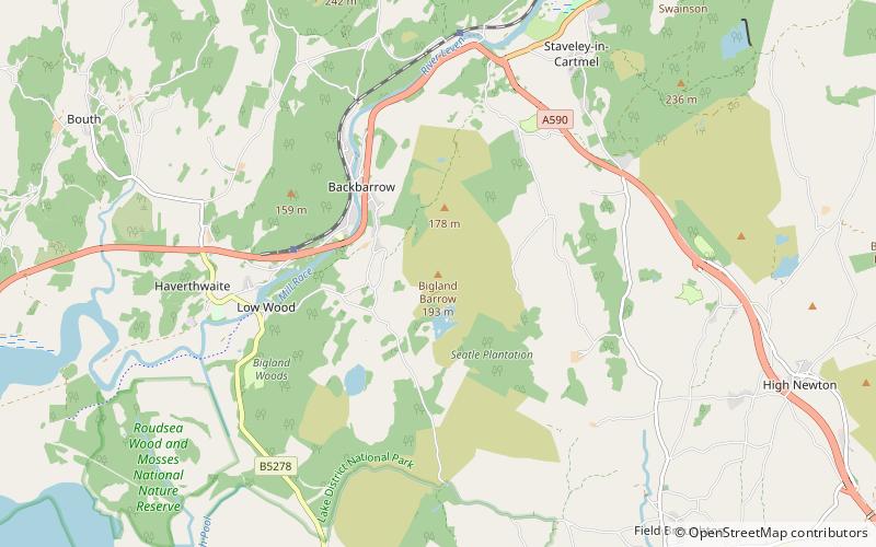 Bigland Barrow location map