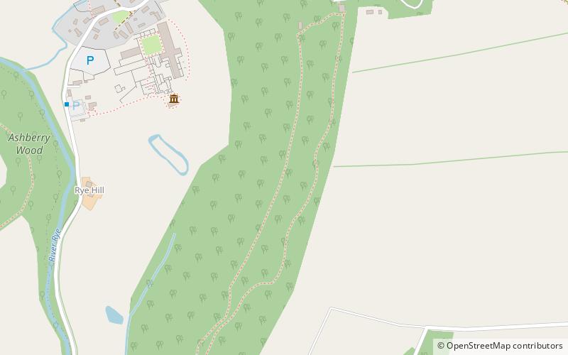 Rievaulx Terrace location map