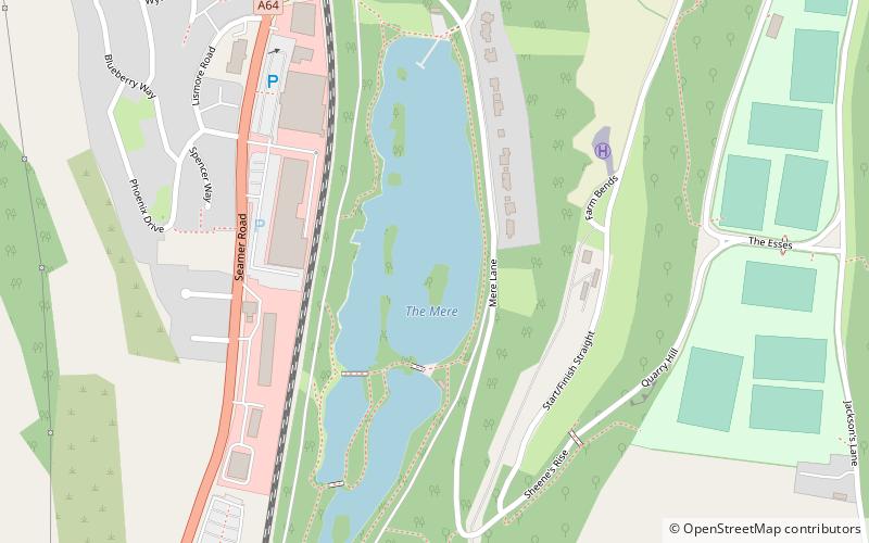 Scarborough Mere location map