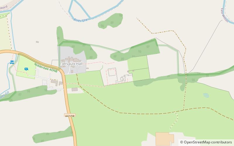 Abbaye de Jervaulx location map