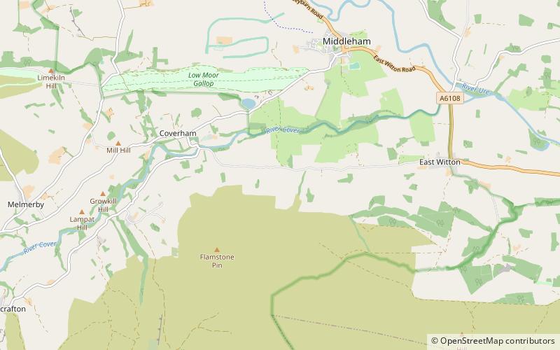 Braithwaite Hall location map