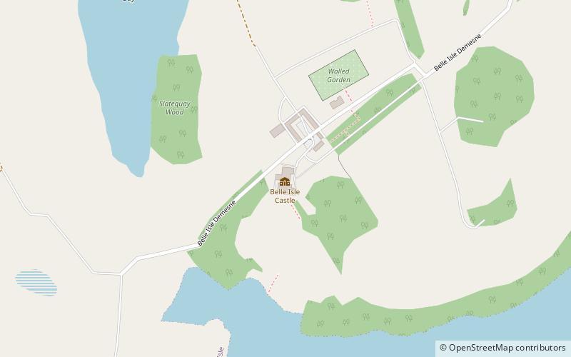 belle isle castle location map