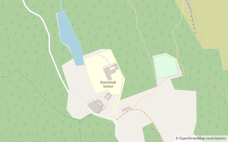 Oversands School location map