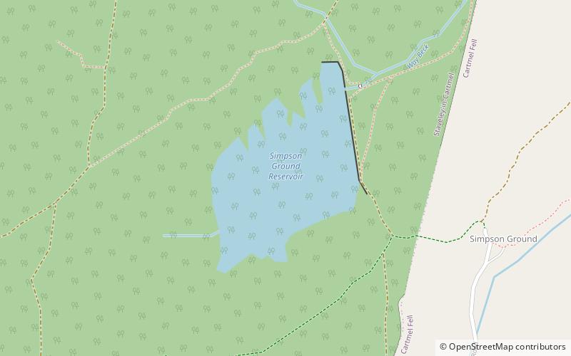 Simpson Ground Reservoir location map