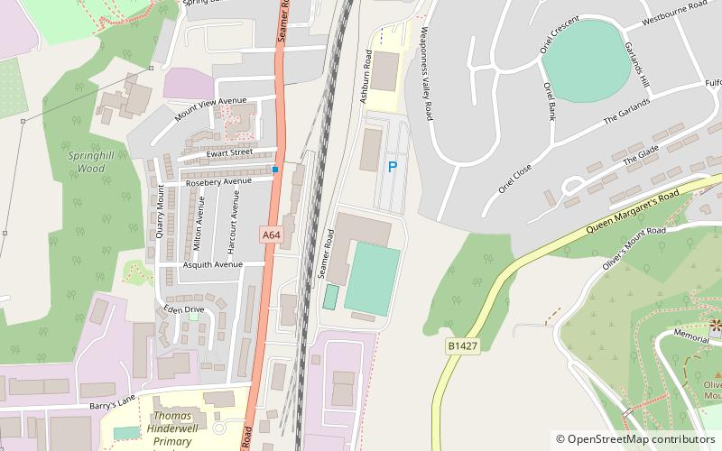 Flamingo Land Stadium location map