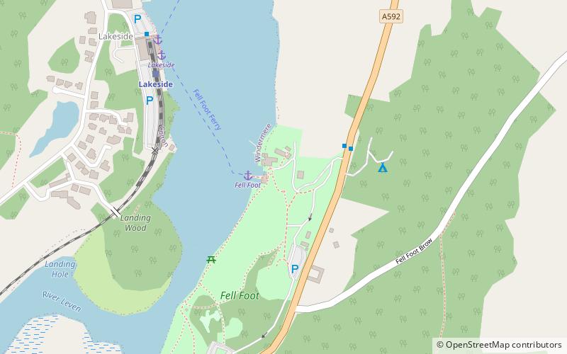 Fell Foot Park location map