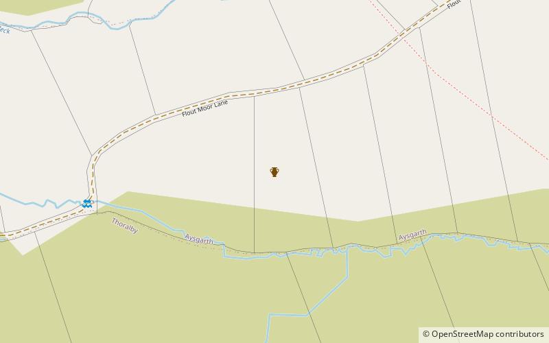 Henge von Castle Dykes location map