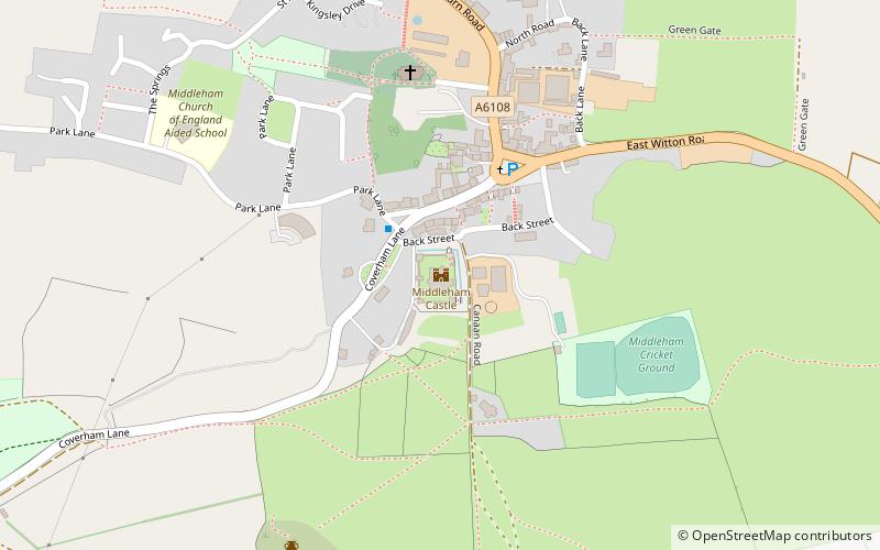 Middleham Castle location map