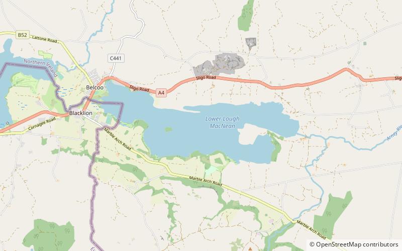 Lough MacNean location map