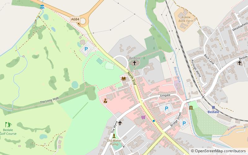 Bedale Hall location map